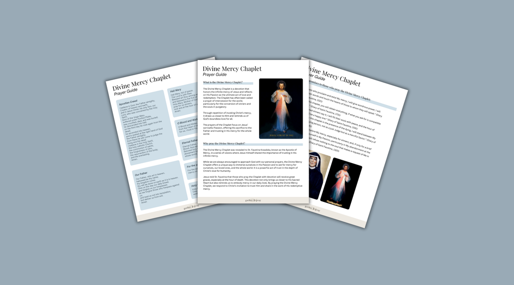 Divine Mercy Chaplet Prayer Guide
