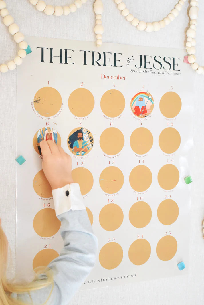 Scratch Off Jesse Tree Poster – Gather & Pray